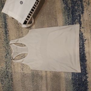 Lululemon Athletica White Tank Top